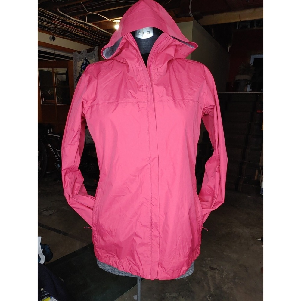 MEC Soft Shell Light Weight Jacket Womens‎ SzM PERTEX Shield Rain Coat Red Parka